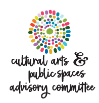 Cultural arts & Public spaces advisory committee logo