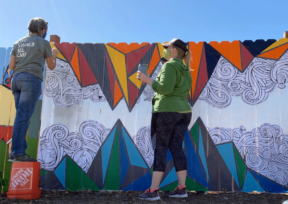 painting mural