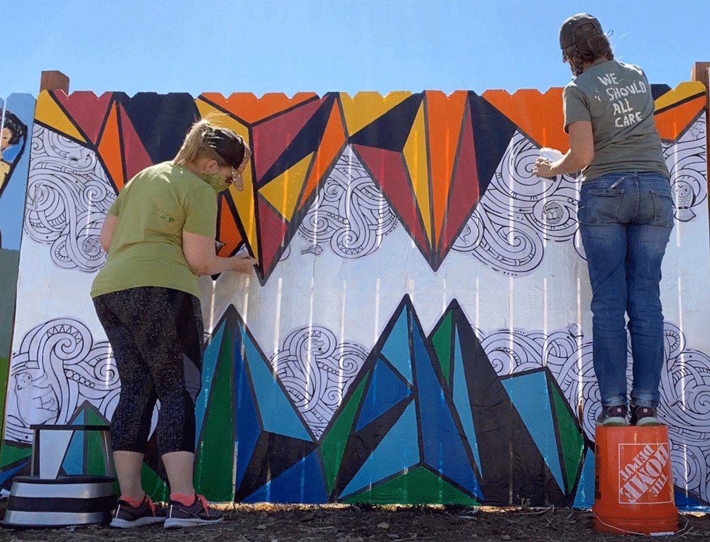 painting mural